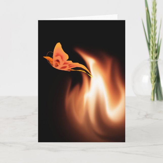 "Hope is the Flame" Original Greeting Card (Front)