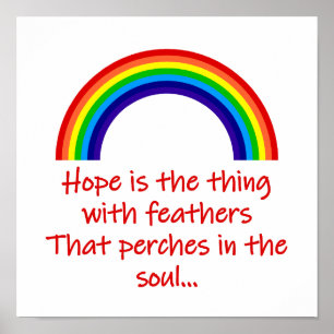 Hope Is The Thing With Feathers   Poster