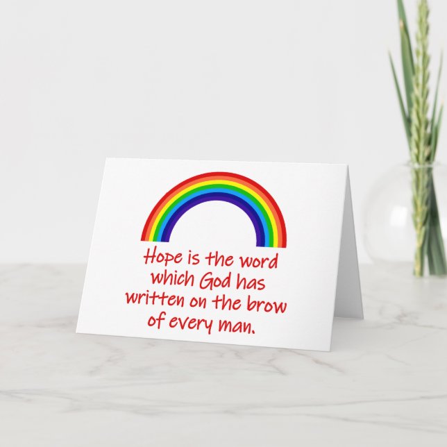 Hope Is The Word  Card (Front)