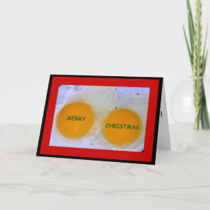 Hope It's Egg-stra Special Christmas Card