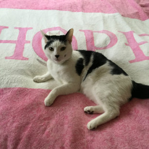 Hope Kitty Personalised Fleece Blanket
