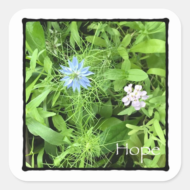 Hope Large Square Sticker (Front)