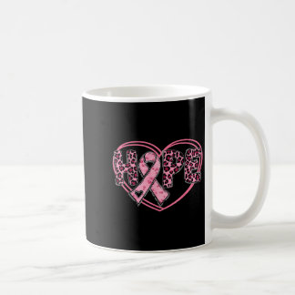 Hope Leopard Breast Cancer Awareness Heart Pink Ri Coffee Mug
