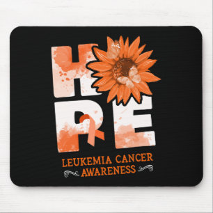 Hope Leukaemia Awareness Flowers Mouse Mat