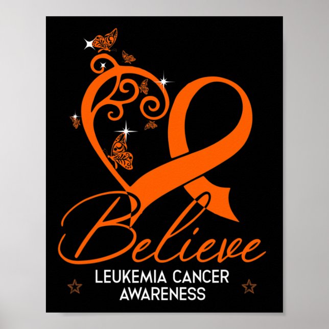 Hope Leukaemia Awareness Gift  Poster (Front)