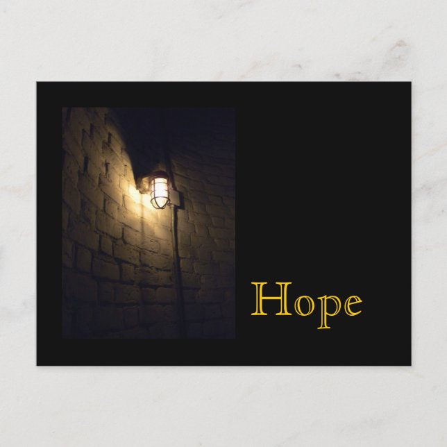 Hope: Light in the Darkness Postcard (Front)