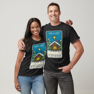 Hope & Light Star of Bethlehem Nativity Scene T-Shirt