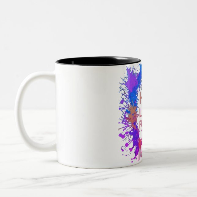 Hope Lights Futures  Two-Tone Coffee Mug (Left)