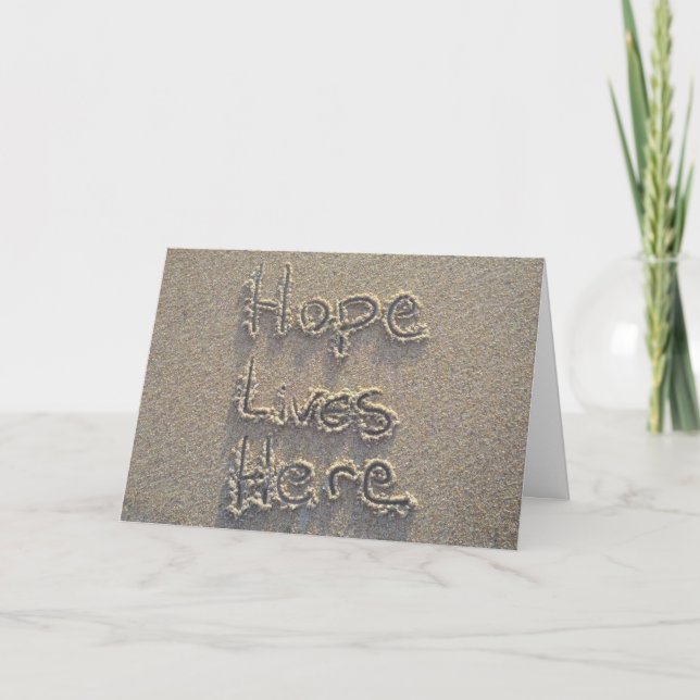 Hope Lives Here Card (Front)