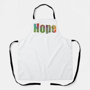 Hope Logo White Apron