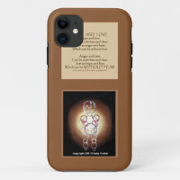 Hope & Love Bubble People phone case