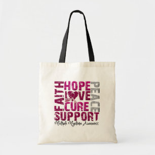 Hope Love Cure - Multiple Myeloma Awareness Tote Bag