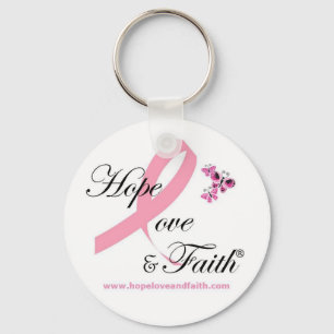 Hope Love & Faith Keychain