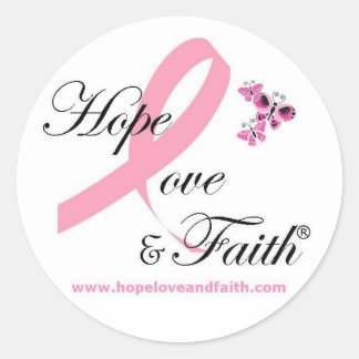 Hope Love & Faith Stickers