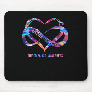 Hope Love Fibromyalgia Awareness 2  Mouse Mat