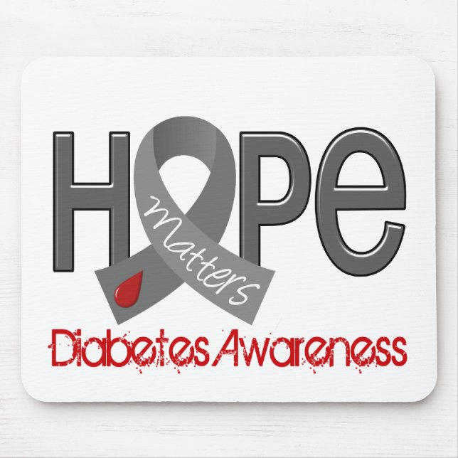 Hope Matters 2 Diabetes Mouse Mat (Front)