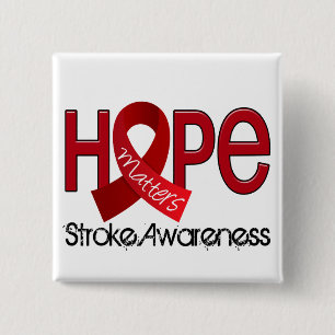 Hope Matters 2 Stroke 15 Cm Square Badge