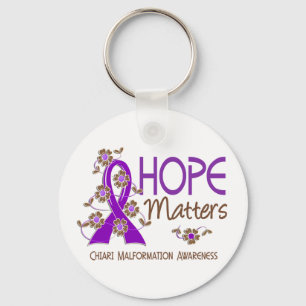 Hope Matters 3 Chiari Malformation Key Ring
