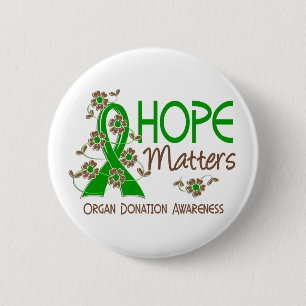 Hope Matters 3 Organ Donation 6 Cm Round Badge