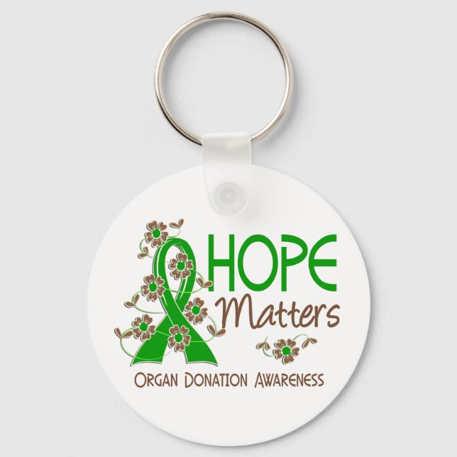Hope Matters 3 Organ Donation Key Ring (Front)
