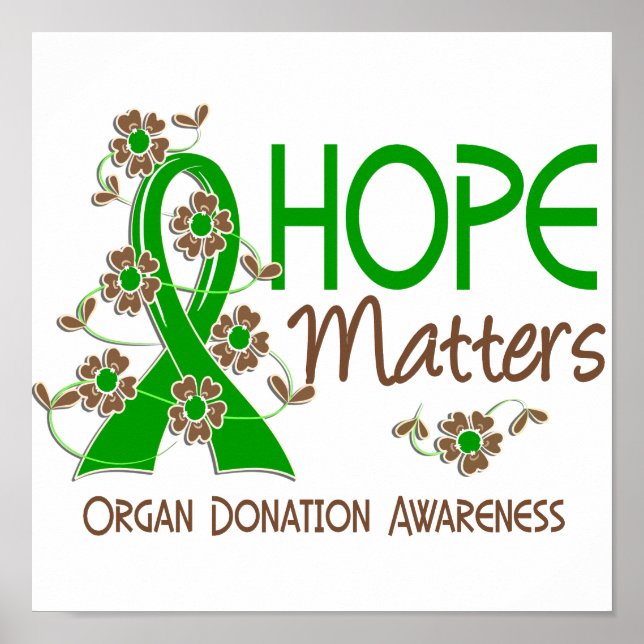 Hope Matters 3 Organ Donation Poster (Front)