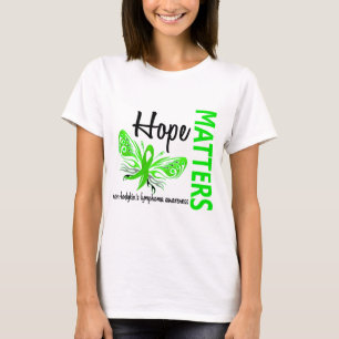 Hope Matters Butterfly Non-Hodgkin's Lymphoma T-Shirt