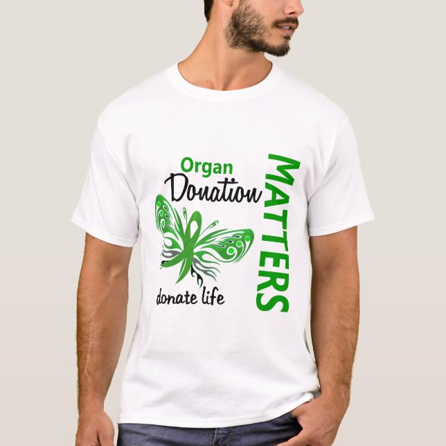 Hope Matters Butterfly Organ Donation T-Shirt (Front)