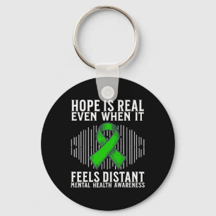 Hope Mental Health Awareness Men Women Mental Heal Key Ring