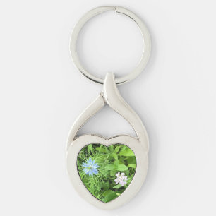 Hope Metal Heart Key Ring