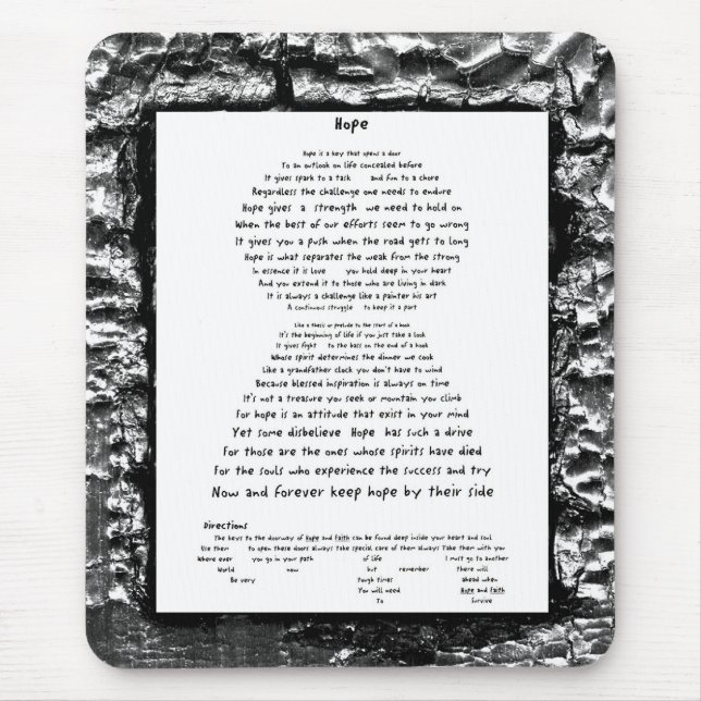 Hope Mouse Mat (Front)