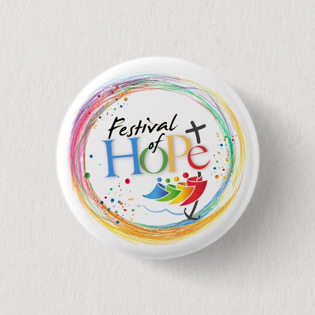 Hope party promotion buttons pins  (Front)