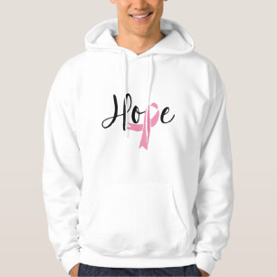Hope Pink Ribbon Breast Cancer Awareness Hoodie