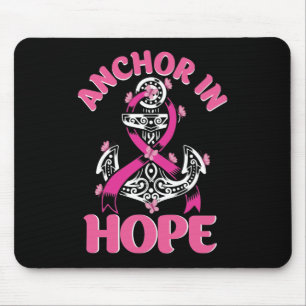 HOPE Pink Ribbon Survivor Fighter Breast Cancer Mo Mouse Mat