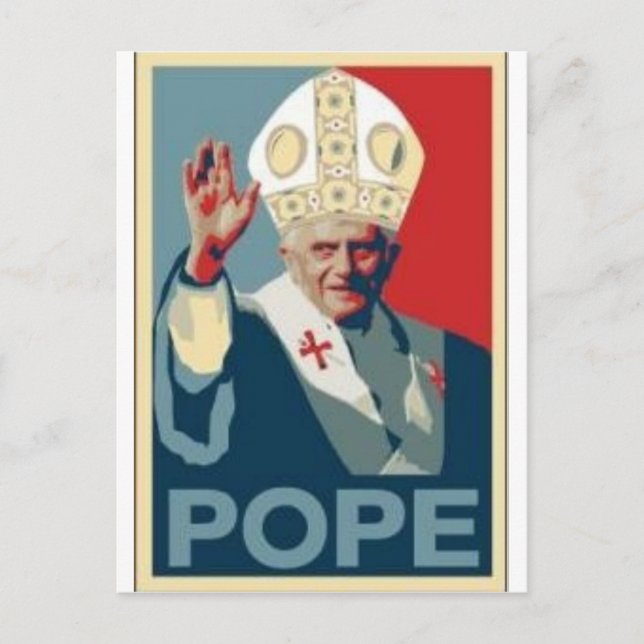 HOPE POPE POSTCARD (Front)