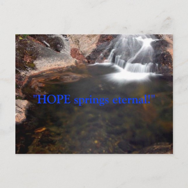 HOPE... POSTCARD (Front)