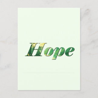 Hope. Postcard