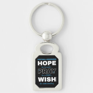 Hope Pray Wish...Dystonia Key Ring