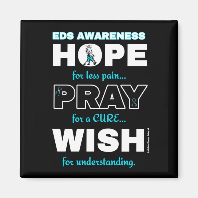 Hope Pray Wish...EDS Magnet (Front)