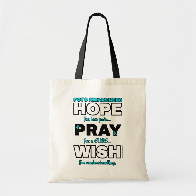 Hope Pray Wish...POTS Tote Bag (Front)