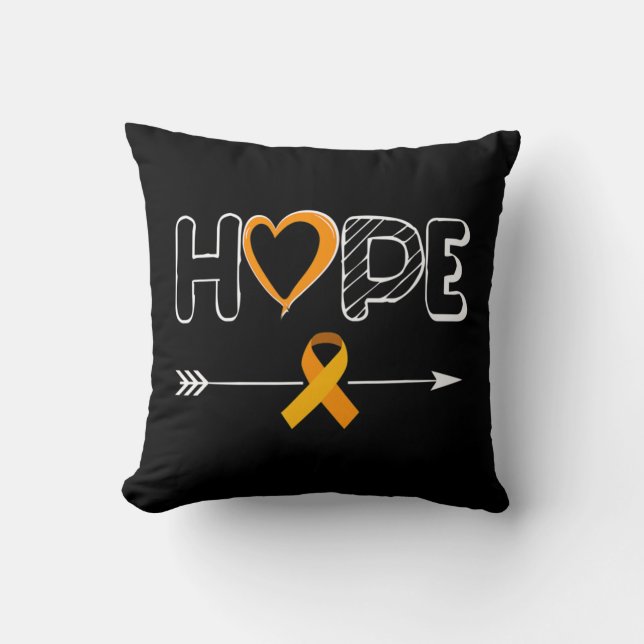 HOPE Products Leukaemia Products Ribbon Leukaemia  Cushion (Front)