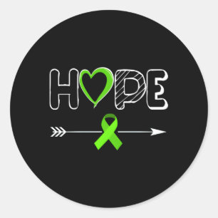 Hope Products Lymphoma Products Ribbon Lymphoma Aw Classic Round Sticker