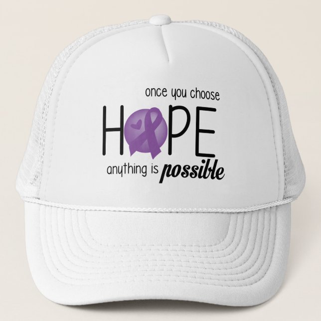 Hope (Purple) Trucker Hat (Front)