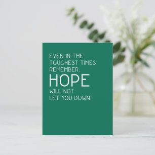 Hope Quotes Postcard