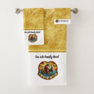 Hope Radiates Through Christ’s Humble Ride Bath Towel Set