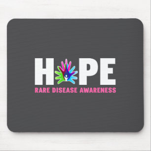 Hope Rare Disease Awareness Shirt - Rare Disease D Mouse Mat