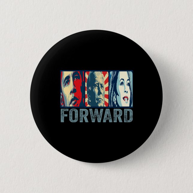 Hope Renewal Forward Kamala  6 Cm Round Badge (Front)