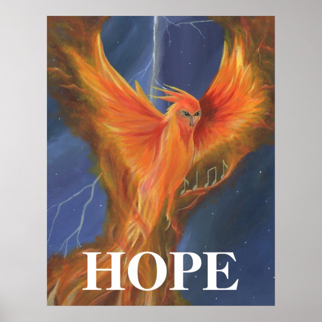Hope Rising Phoenix Poster (Front)