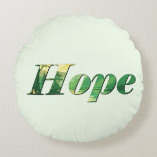 Hope. Round Cushion