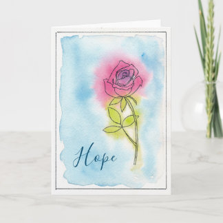 Hope - Send encouragement, thoughts and prayers Card
