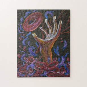 Hope - Sickle Cell Awareness Art Jigsaw Puzzle
